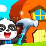 Design eines Baby-Panda-Hauses